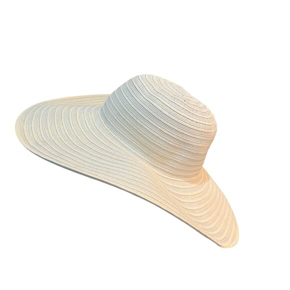 Betmar NY Beach Sun Hat Wide Brim Floppy UPF 50 Resort Fashion Ivory Cruise Chic main image 7